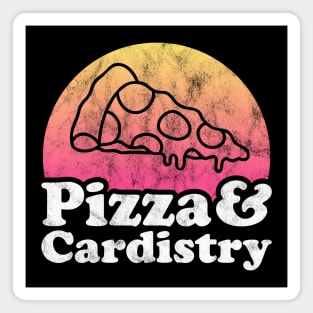 Pizza Lover Pizza and Cardistry Magnet
